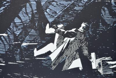 François Schuiten - les cités obscures - Triptique sérigraphies signée au crayon - 1996 2