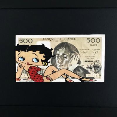 Cisco - Chipie, 2025 - Acrylique sur billet 2