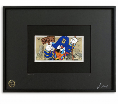 Cisco - Pirate 2.0, 2024 - Acrylique sur billet 2
