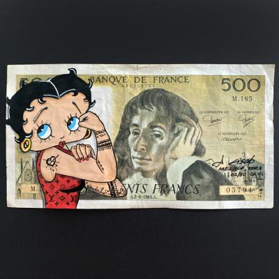 Cisco - Stronger, 2024 - Acrylique sur billet 2