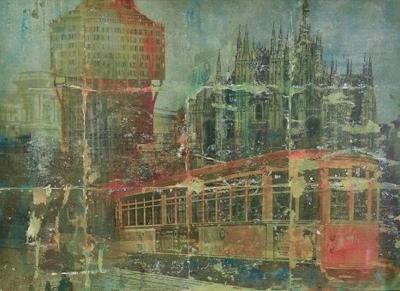 Loris DI FALCO - Prenons le tram - technique mixte 2