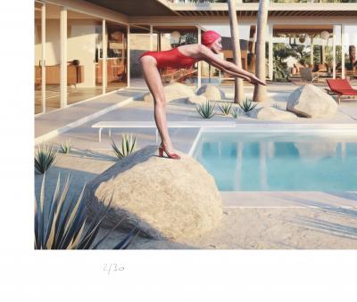 Mr Strange - A beautiful Day in Palm Spring - 2023 - Giclée sur papier Hanhemühle 2