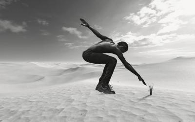 Mr strange - Sand, grass and Dance - 2023 - Giclée sur papier Hanhemühle 2