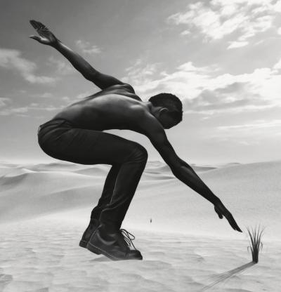 Mr strange - Sand, grass and Dance - 2023 - Giclée sur papier Hanhemühle 2