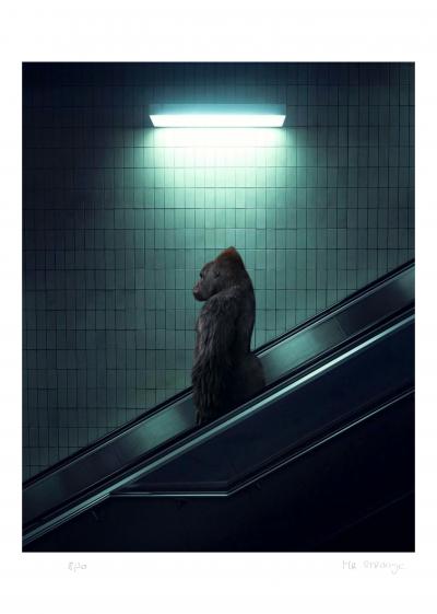 Mr strange - 2022 - The Escalator - Giclée sur papier Hanhemühle 2