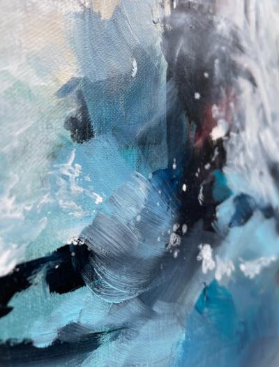 Liliane PAUMIER - Menace tempetueuse, 2023 - Huile sur toile signéee 2