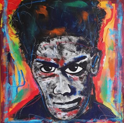 SPACO - JM Basquiat, 2023 - Technique mixte sur toile 2