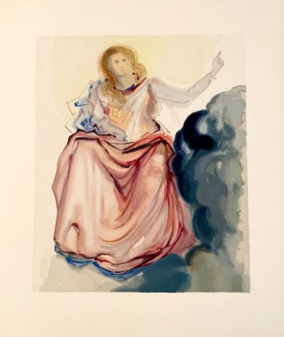 Salvador DALI - La Divine Comédie - Paradis 04 - Béatrice, 1963 - Gravure originale 2