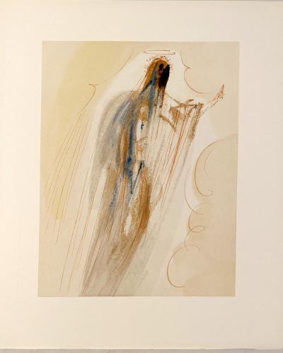 Salvador DALI - The Divine Comedy - Paradise 29 - The creation of the Angels, 1963 - Original engraving 2