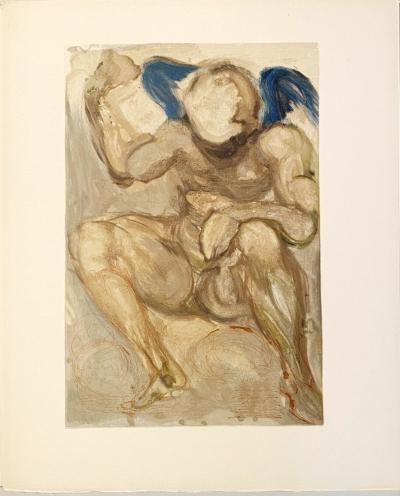 Salvador DALI - La Divine Comédie - Purgatoire 15 - L’Envie, 1963 - Gravure originale 2