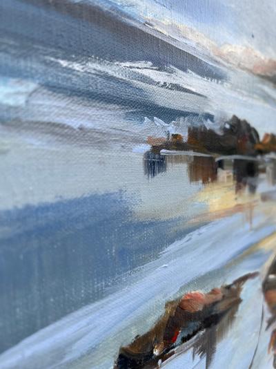 Liliane PAUMIER - La barque, 2023 - Acrylique sur toile signéee 2
