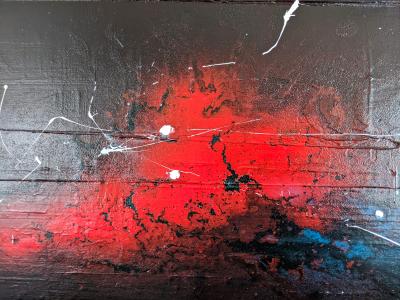 Benoit GUERIN - Cosmic Storm, 2023 - Acrylique sur toile signée 2