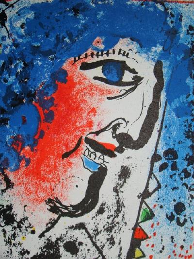 Marc CHAGALL - Auto-portrait, 1960 - Lithographie originale 2