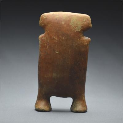 Art précolombien, Colimbie, Culture Quimbaya, Statuette anthropomorphe en terre cuite 2