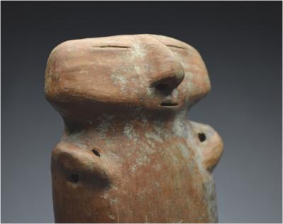 Art précolombien, Colimbie, Culture Quimbaya, Statuette anthropomorphe en terre cuite 2