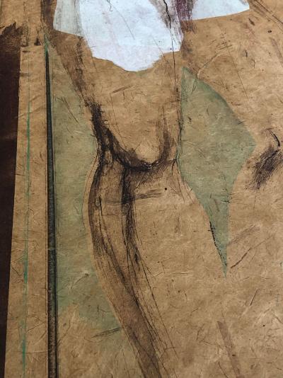 Sylviane Canini - Le troisième homme - Gravure originale 2