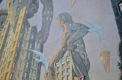 François Schuiten - Les géants, 1999 -  sérigraphie 2