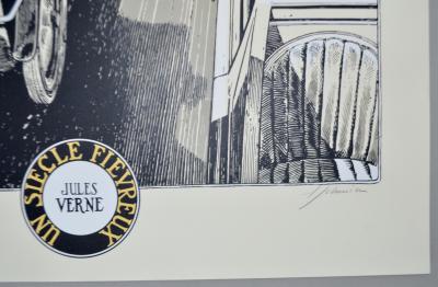 François Schuiten - Un Siècle Fiévreux, 1995 - Sérigraphie 2