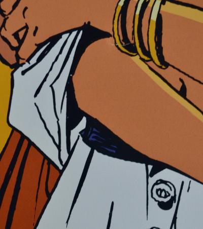 Philippe Franck - Largo : Baiser entre femmes - Sérigraphie signée 2
