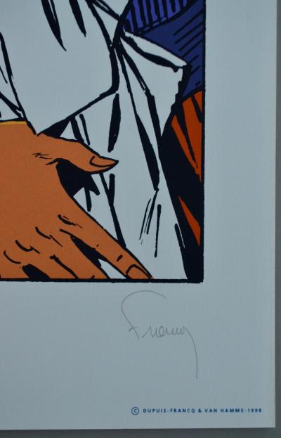 Philippe Franck - Largo : Baiser entre femmes - Sérigraphie signée 2