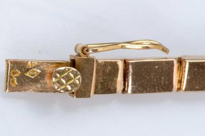 Collier en or jaune 18 carats style serpent 2