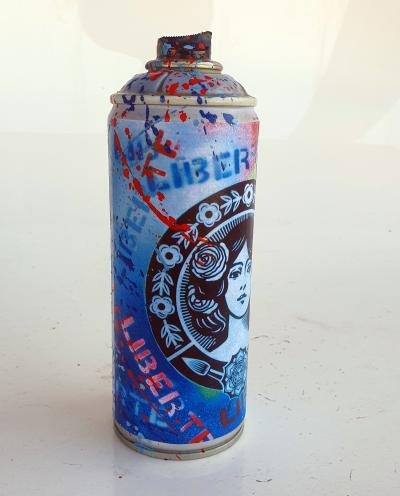PyB - Bombe Liberty Obey, 2024 - Sculpture pop street art 2
