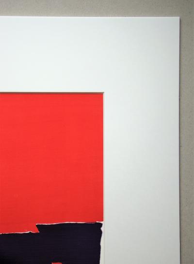 Nicolas de STAËL (d’après) - Composition paysage, 1959 - Pochoir en couleurs 2