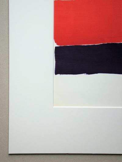 Nicolas de STAËL (d’après) - Composition paysage, 1959 - Pochoir en couleurs 2