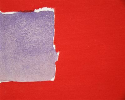 Nicolas de STAËL (d’après) - Composition paysage, 1959 - Pochoir en couleurs 2