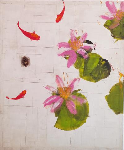 Luca BELLANDI - Poisson31 - Huile sur toile 2