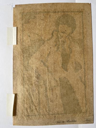 Laboureur - Sur le remblai, 1912 - Gravure sur bois sur papier japon 2