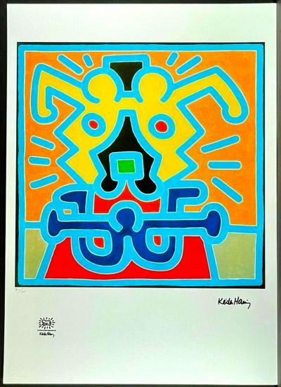 Keith HARING (d'après) - Sérigraphie Edit Limit signée et numérotée 2