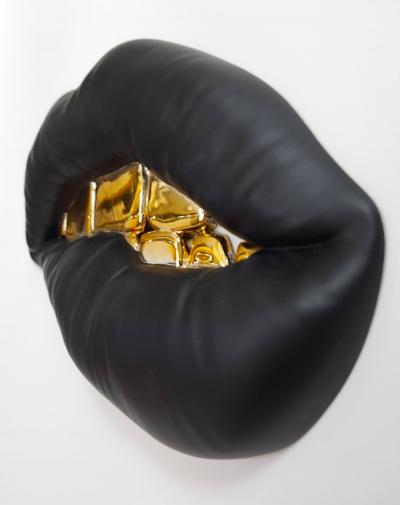 Sagrasse - mmmh...Gold  - Resine et poudre de marbre 2