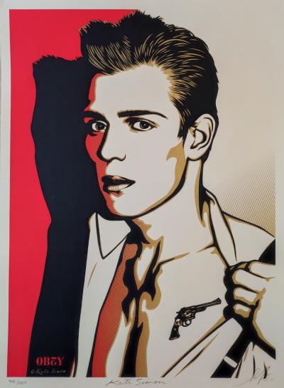 Shepard FAIREY (Obey) - The Guns of Brixton (Paul Simonon), 2011 - sérigraphie numérotée et signée à la main 2