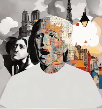 Steve MAUDET - Inspirés des génies du cubisme 11, 2023 - Illustration digital 2