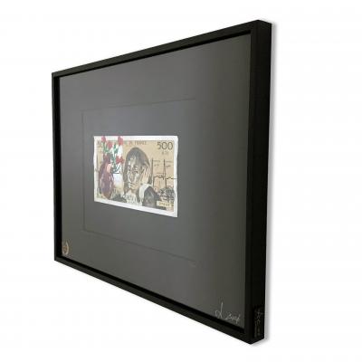 Cisco - Artistic Heart, 2024 - Acrylique sur billet 2