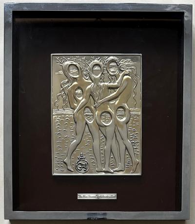 Salvador DALI - Las Tres Gracias, 1977 - Bas relief original signée 2