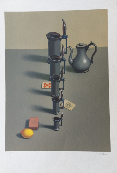 Georges ROHNER - Le citron (1973) - Lihographie originale en couleurs signée et justifiée 2