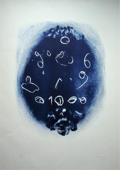 Egon Karl NICOLAUS - Zahlenbild, Sans titre, 1967 - Sérigraphie signée et numérotée 2