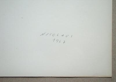 Egon Karl NICOLAUS - Zahlenbild, Sans titre, 1967 - Sérigraphie signée et numérotée 2