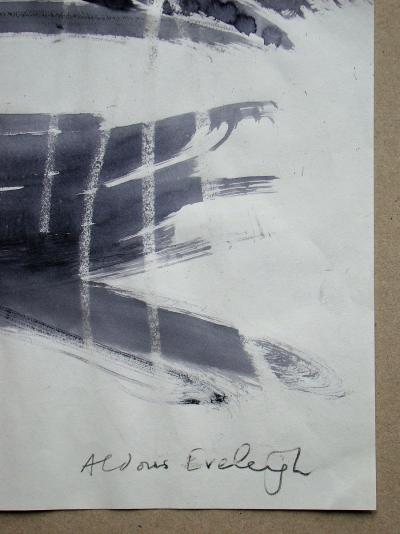Aldous EVELEIGH - Nu au chat, 2019 - Dessin d’art original signé 2