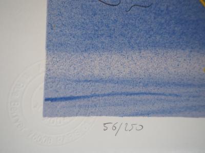 Raoul Dufy : Normandie : Bord de mer et voiliers à Saint Adresse - Lithographie signée 2