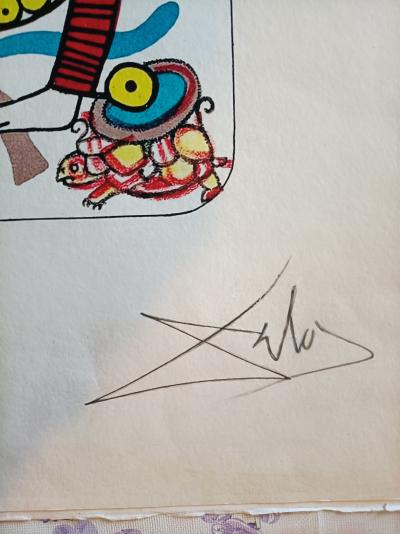 Salvador Dali - Joker Card - Édition limitée de 150 exemplaires signés à la main 2