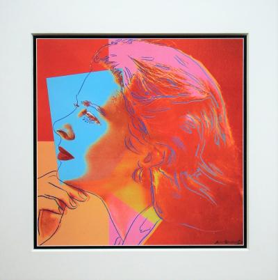 Andy WARHOL (d’après) - Portrait d’Ingrid Bergman, 1983 - Lithographie offset signée 2