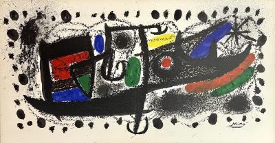 Joan Miro - Joan Miro und Katalonien - lithographie 2