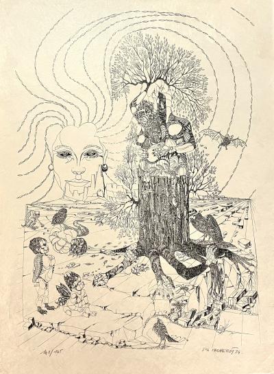 Philippe Vacherot - L’Arbre de vie - Lithographie signée 2