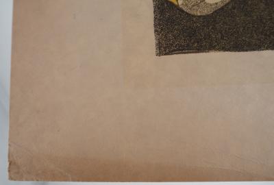Henri de TOULOUSE LAUTREC - Der japanische Diwan, Lithographie signiert 1895 2