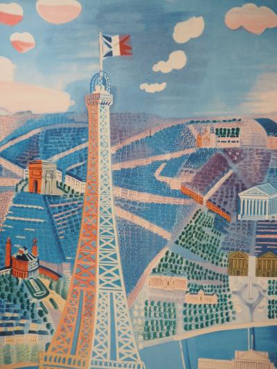 Raoul Dufy : Le printemps en France, Paris - Lithographie 2