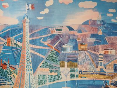Raoul Dufy : Le printemps en France, Paris - Lithographie 2