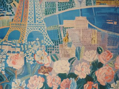 Raoul Dufy : Le printemps en France, Paris - Lithographie 2